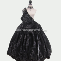 High Quality Black Wedding Dress